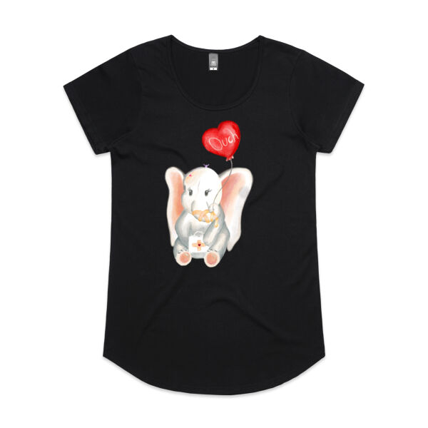 Healing Front Print - AS Colour Womens Mali Tee Thumbnail
