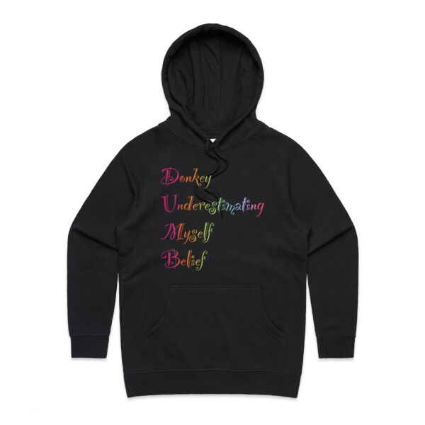 Believe In Yourself  - AS Colour Womens Supply Hood Thumbnail