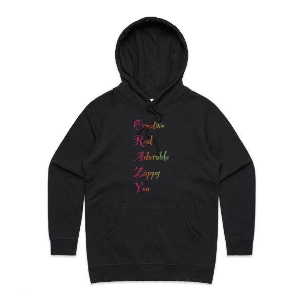 Creative Front Print - AS Colour Womens Supply Hood Thumbnail