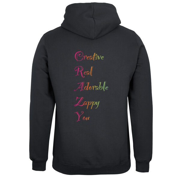 Creative Back Print - JB's Mens Fleecy Hoodie Thumbnail