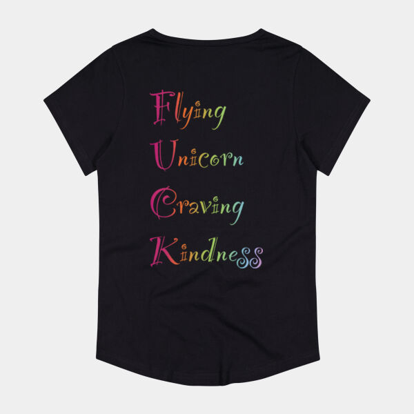 Kindness back - Thread Project Womens Jazz Scoop Neck Tee Thumbnail