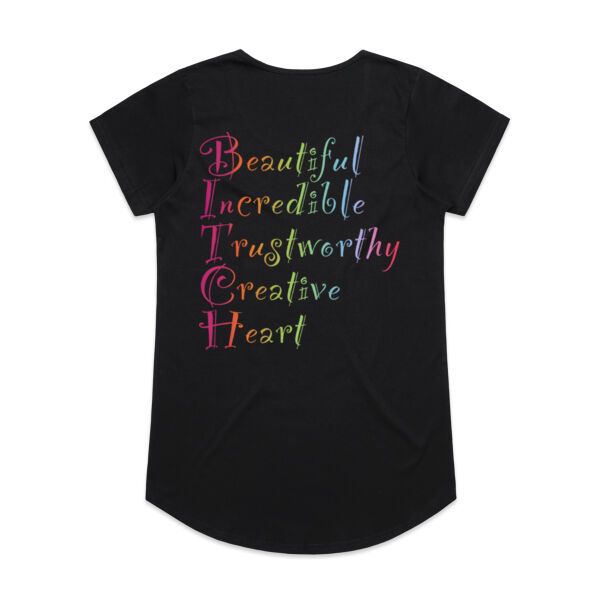 Beautiful backprint - AS Colour Womens Mali Tee Thumbnail
