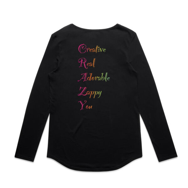 Creative Back Print - AS Colour Womens Mali Long Sleeve Tee Thumbnail
