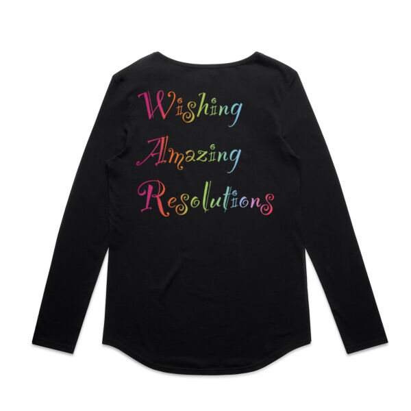 Resolutions back - AS Colour Womens Mali Long Sleeve Tee Thumbnail